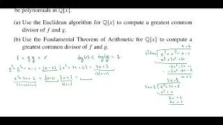 Computing a GCD of Two Polynomials