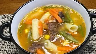 СУП ИЗ ТУШЕНКИ.Вкусный суп с тушёнкой по домашнему.