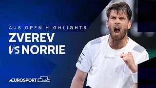 Alexander Zverev v Cameron Norrie | Round Four | Australian Open 2024 Highlights 🇦🇺