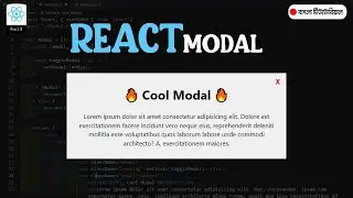 Modal Popup In React JS | Bangla Tutorial