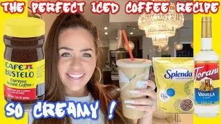 How to Make Creamy Vanilla Iced Coffee *YUM*