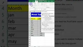 how to Create a pivot table in excel