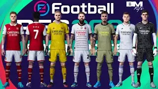 UPDATE KIT-SERVER SEASON 2022/2023 PES 2021 - Arsenal, Juventus, Milan, Real Madrid | By BM Kits