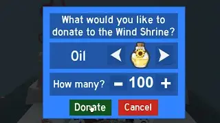 Donating *100 OILS* To The Wind Shrine! | Bee Swarm Simulator