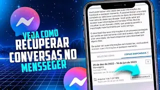 Como recuperar conversas Apagadas do messenger