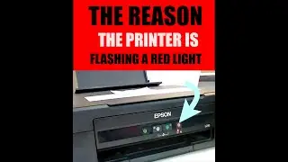 There are four possible reasons why your printer is flashing a red light.