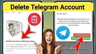 How To DELETE Telegram Account Permanently(2024)| Delete Telegram Account