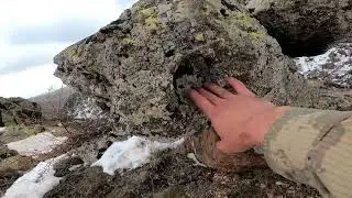 Çok Tehlikeli uçurumda define kaya kasası  açtık/treasure!!
