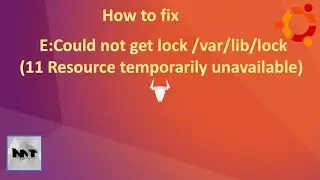 How to fix  E:Could not get lock /var/lib/dpkg/lock on Ubuntu