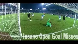 Insane Open Goal Misses in 2017 ( Including Cristiano Ronaldo )