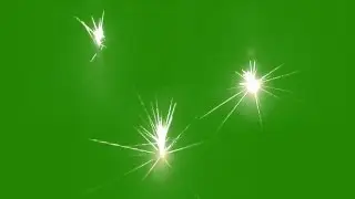 many muzzle flash - green screen effect