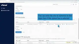 How to change the FTP User Quota in cPanel   CloudSpace