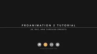 ProAnimation 2 Tutorial