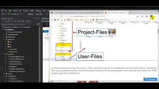 📁 Asp.Core: Handle User Files in External Directory Outside the Project Files. Core3 .Net5 Folder