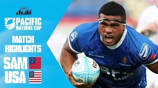 Last minute WINNER 😮 | Samoa v USA | Match Highlights | Asahi Super Dry Pacific Nations Cup