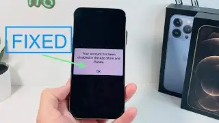 [FIXED] Your account has been disabled in the App Store and iTunes
