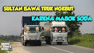 Sultan Ipin bawa truk ngebut, Sultan Upin mabok soda - GTA V Upin Ipin Episode Spesial 75