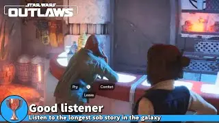 STAR WARS: OUTLAWS - Good listener Trophy Guide | Longest sob story in the Galaxy