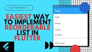 Reorderable List Tile in Flutter.. Easiest way to implement!!!