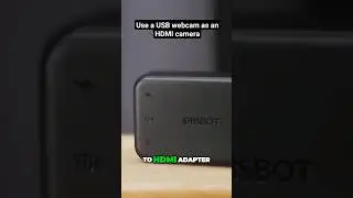 Convert a USB webcam into an HDMI camera for an Atem 