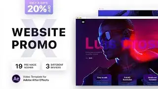 Website Promo X | After Effects Template