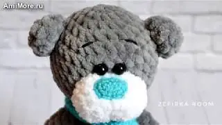 Амигуруми: схема Михасика. Игрушки вязаные крючком. Free crochet patterns.
