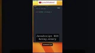 ES6 Array every method 