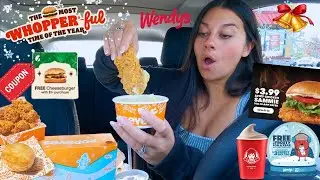 I Ate HOLIDAY MEAL DEALS for 24 HOURS!