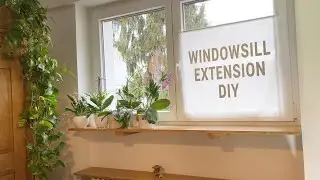 DIY Windowsill Extension Method - Easy & Removable Without Damage - Renter Friendly