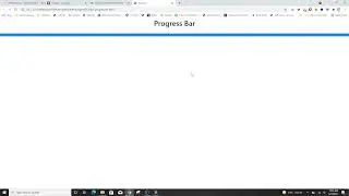 6. Dynamic Progress Bar in HTML, CSS, Bootstrap, JS - Web Programming Practice