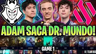 ADAM SACA DR. MUNDO CONTRA G2 DE CAPS! *BRUTAL* | G2 vs BDS Game 1 LEC SEASON FINALS 2024 ESPAÑOL