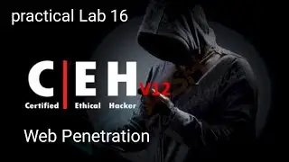 CEH Practical Lab 16: Mastering Web Penetration Testing