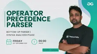 Operator Precedence Parser | Bottom-Up Parser | Syntax Analyzer Phase | Compiler Design
