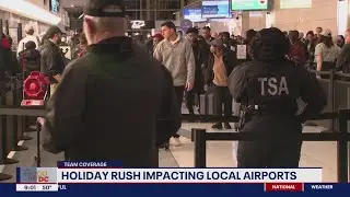 DC area airports feel rush of Thanksgiving holiday travelers