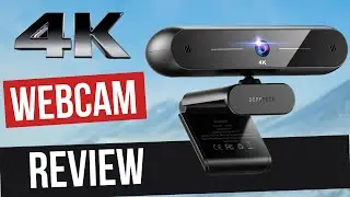 Depstech DW40 4K Autofocus 30fps Webcam Unboxing, Sound and Video Review!