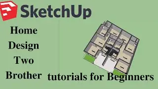 Sketchup Animation Home Design Two Brother Wing_Moment #sketchup#sketchuptutorialforbeginner