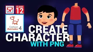 Cartoon Animator 4 : How to Create a Character with PNG | Create Character | Hindi Tutorial