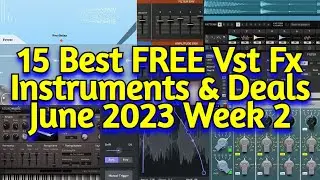 15 Best New FREE VST Plugins, Vst Instruments, Sample Packs & Best Plugin Deals - June 2023 Week 2