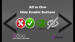 How to enable and disable buttons in odoo (Action ,Print ,Create ,Delete ,Edit, and Export Buttons)