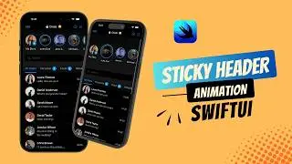 Build a Sticky Header Animation for Chat in SwiftUI like Telegram on iOS 17.0