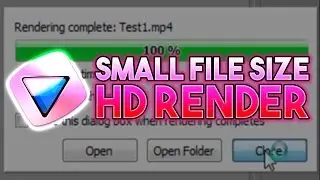 How To: Render HD Small File Size in Sony Vegas Pro