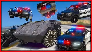 GTA 5 Roleplay - INDESTRUCTIBLE TANK DESTROYS COPS | RedlineRP