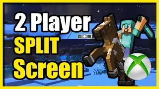 How to Play 2 Player Split Screen in Minecraft on XBOX (Easy Tutorial)