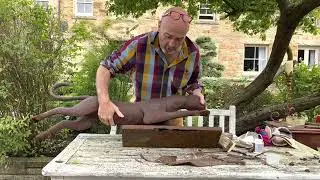 How to restore RUSTY METAL SCULPTURE