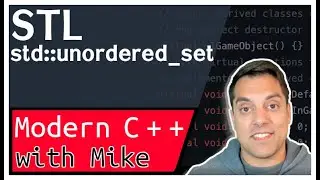 STL std::unordered_set (std::algorithm generate_n for creation of sets)  | Modern Cpp Series Ep. 122