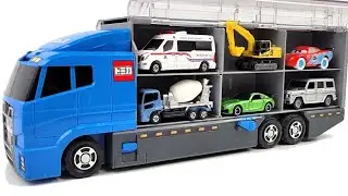 13 Types Tomica Cars ☆ Tomica opened and stored in the Okatazuke convoy