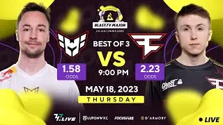 LIVE: Heroic vs FaZe Clan [BO3] BLAST.tv Paris Major 2023: Champion Stage Quarterfinals [ENG/FIL]