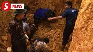 Cops buried in landslide while disposing of old bomb in stable condition