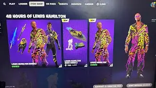 Fortnite Item Shop - NEW LEWIS HAMILTON ARRIVES! [November 17th, 2023]