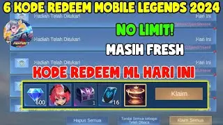 NO LIMIT! 6 KODE REDEEM ML TERBARU KODE REDEEM MOBILE LEGENDS KODE REDEEM ML HARI INI AGUSTUS 2024